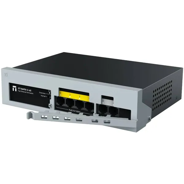 Коммутатор Netis ST106PDI-2-65, 4xLAN 100Mbps, PoE