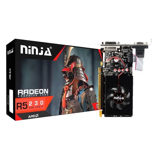 Видеокарта Radeon R5 230, 2Gb GDDR3 64bit, Ninja (Sinotex) AFR523023F, RTL