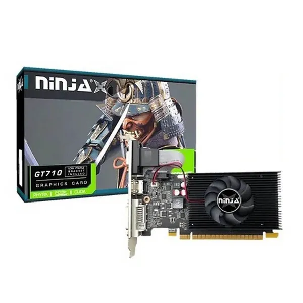 Видеокарта GeForce GT 710, 4Gb GDDR3 64bit, Ninja (Sinotex) NF71NP043F, RT