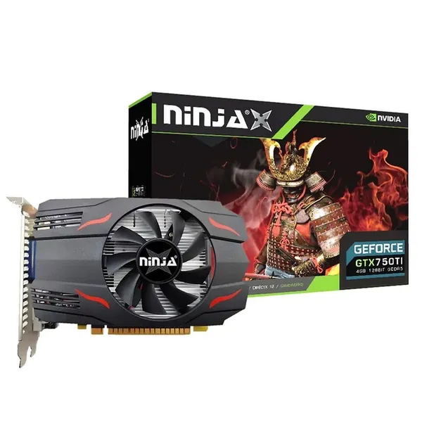 Видеокарта GeForce GTX 750 Ti, 4Gb GDDR5 128bit, Ninja (Sinotex) NF75TI045F, RTL
