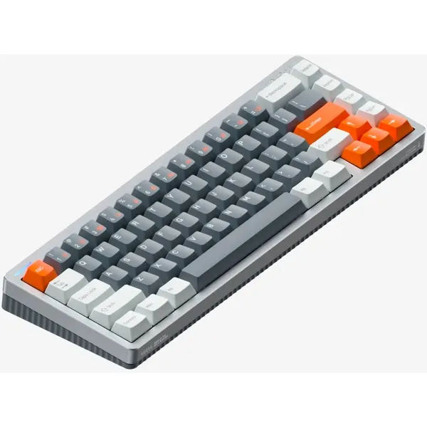 Клавиатура NuPhy Halo 65 HE RGB White Halo65HE-SG-C, (Magnetic Coral Switch)