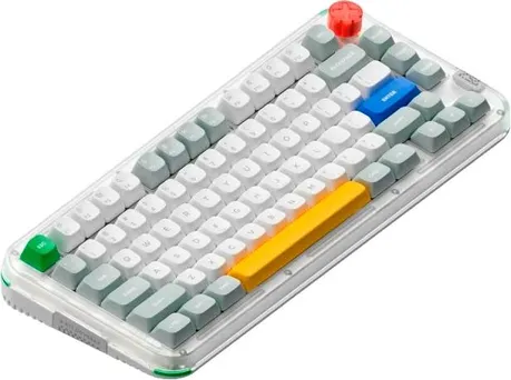 Клавиатура Nuphy Kick75 IO White (KICK75LP-TG-RN) (Red Nano Switch)