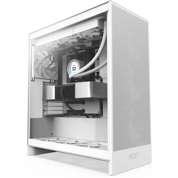 Корпус NZXT H7 Flow White (CM-H72FW-01), без БП, E-ATX