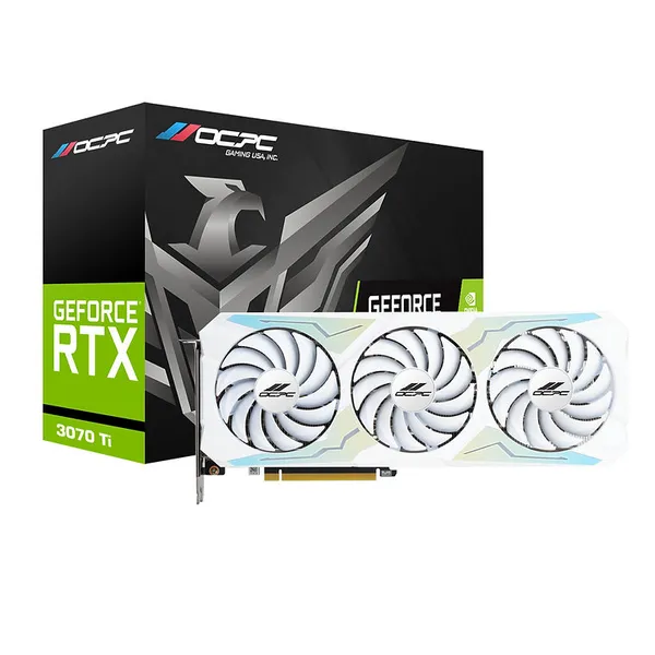 Видеокарта GeForce RTX 3070 Ti, 8Gb GDDR6X 256bit, OCPC OCVN3070TIG8D6XE, RTL