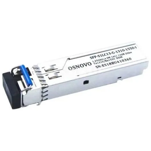 Трансивер OSNOVO SFP-S1LC13-G-1310-1550-I