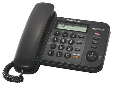 Телефон Panasonic KX-TS2358RUB, черный
