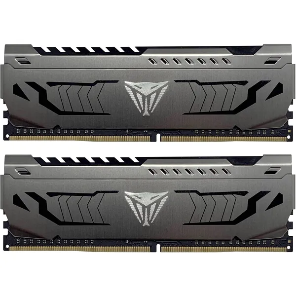 Оперативная память 64Gb Patriot Viper Steel PVS464G320C6K, DDR IV, PC-25600, 3200MHz, kit 2x32Gb