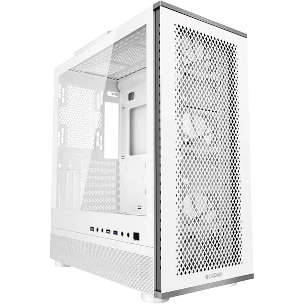 Корпус PcCooler ME200 MESH WH (C3-A520WHP3-GL), без БП, ATX
