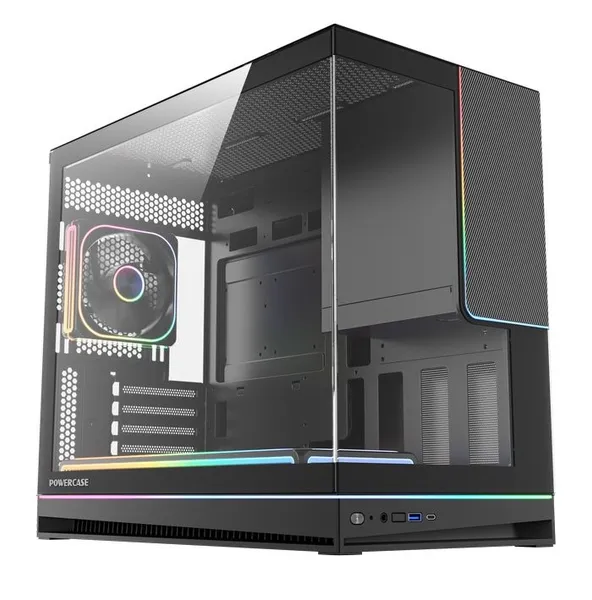 Корпус Powercase TX4 ARGB Black CTX4TGMB-A4, без БП, mATX