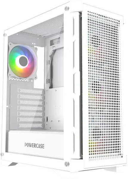 Корпус Powercase Ultimate White CUW-A4, без БП, ATX