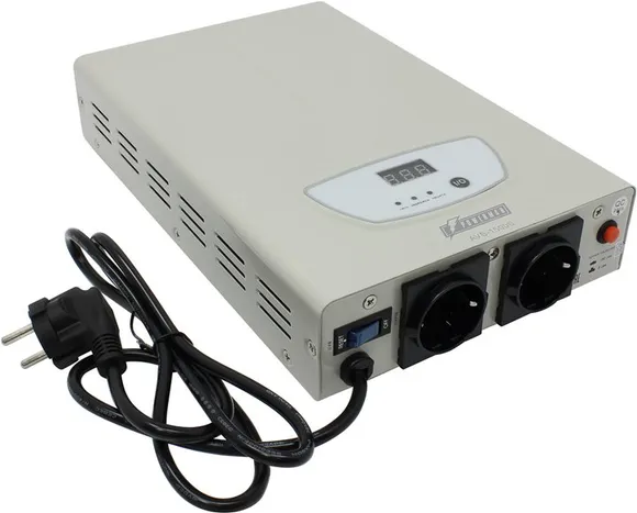 Стабилизатор Powerman AVS 1500S, 1500VA (2xSchuko)