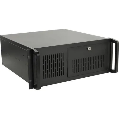 Серверный корпус Powerman TS-4U (6141299), БезБП, 1x2.5"/9x3.5"/2x5.25", 4U, ATX