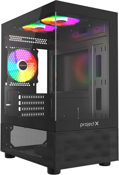 Корпус Project X Osprey Black, без БП, mATX
