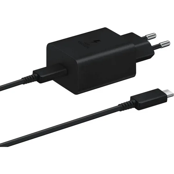 Сетевое зарядное устройство Samsung EP-T4510XBEGEU, USB Type-C, черный