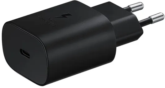 Зарядное устройство Samsung EP-TA800NBEGEU, USB Type-C, черный