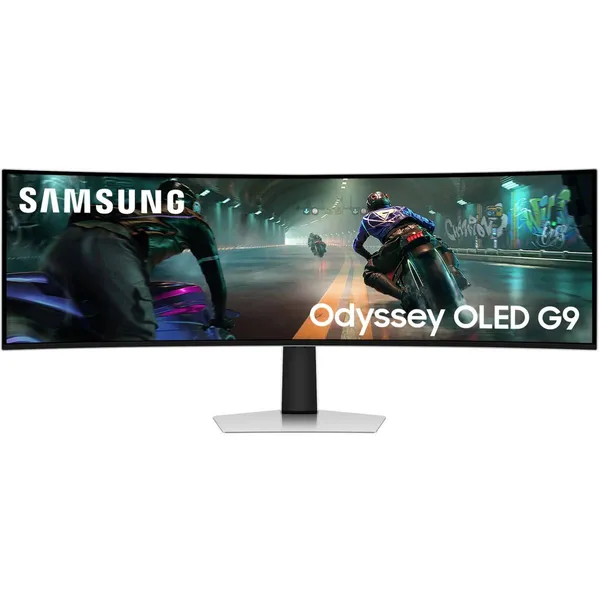 Монитор 49" Samsung LS49DG910SIXCI, 5120x1440, OLED, 144Hz (HDMI, DP)