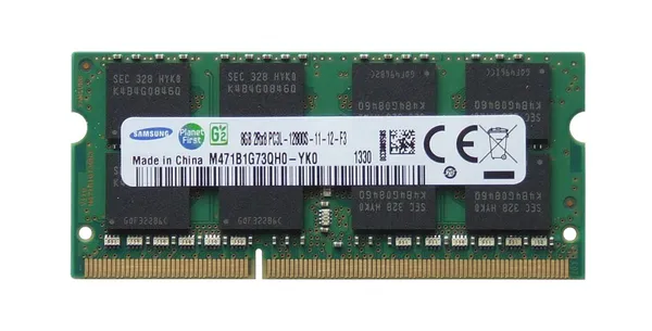 Оперативная память для ноутбука 8Gb Samsung, M471B1G73QH0-YK0, SODIMM DDR III, PC-12800, 1600MHz