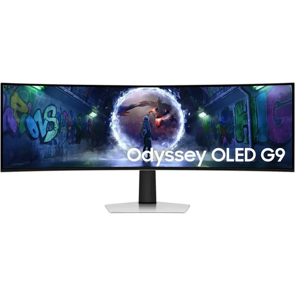 Монитор 49" Samsung Odyssey OLED G9 S49DG932SI, 5120x1440, OLED, 240Hz (HDMI, DP, 2xUSB Type-C) (LS49DG932SIXCI)