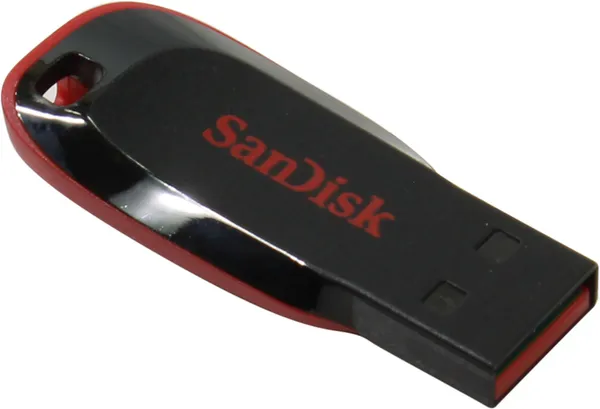 128Gb SanDisk Cruzer Blade SDCZ50-128G-B35, USB2.0, Black