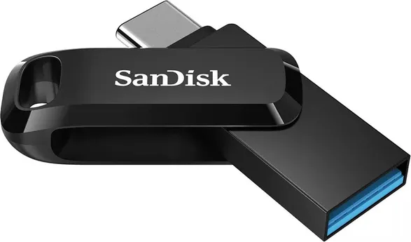 256Gb SanDisk Ultra Dual Drive Go SDDDC3-256G-G46, USB3.1/USB Type-C, Black