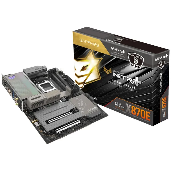 Материнская плата Sapphire X870EA NITRO+ PHANTOMLINK EDITION, AM5, (HDMI), 4xDDR V, ATX
