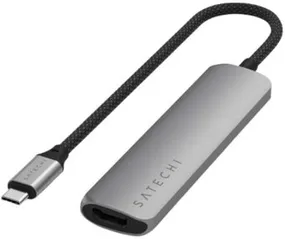 Док-станция Satechi 4-in-1 USB-C Slim Multiport Adapter 4K ST-P4SM