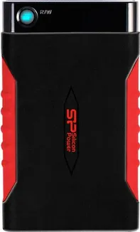 Внешний HDD 2Tb Silicon Power Armor A15 SP020TBPHDA15S3L, USB3.0, Black/Red