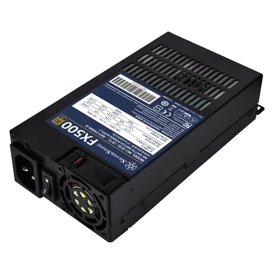 Блок питания 500Вт, SilverStone SST-FX500-G G540FX500G00220, 80 Plus Gold, APFC, Flex-ATX