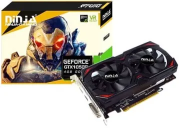 Видеокарта GeForce GTX 1050 Ti, 4Gb GDDR5 128bit, Sinotex Ninja NK105TI45F, RTL