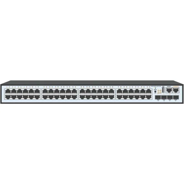 Коммутатор SNR SNR-S2989G-48TX-POE, 48xLAN 1Gbps, 4xSFP, PoE