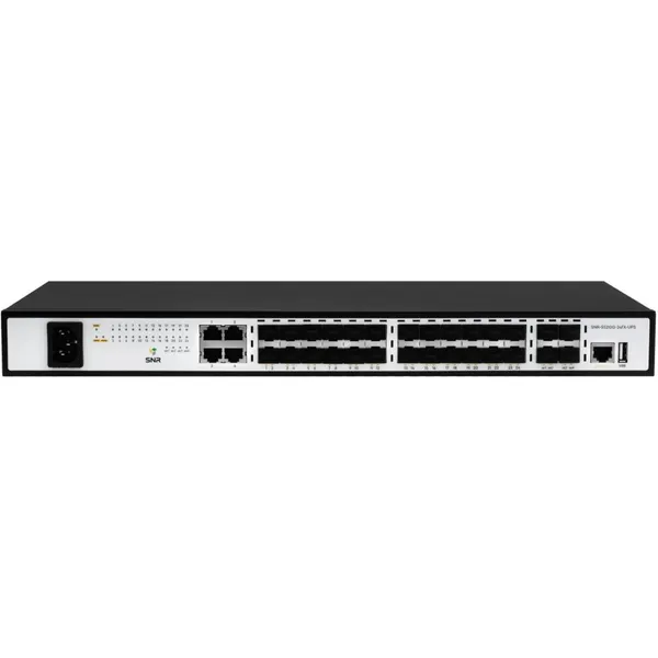 Коммутатор SNR SNR-S5210G-24FX-UPS, 24xLAN 1Gbps, 4xSFP+