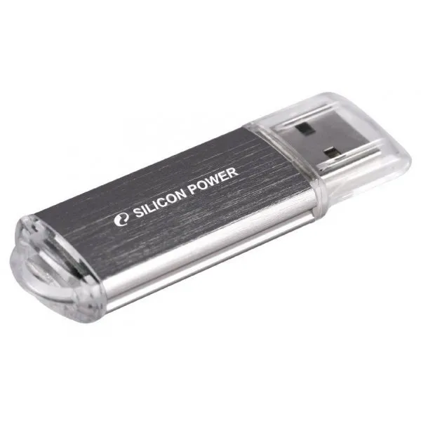 16Gb Silicon Power Ultima II I SP016GBUF2M01V1S, USB2.0, Silver