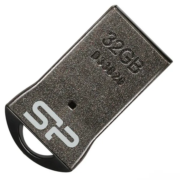 32Gb Silicon Power Touch T01 SP032GBUF2T01V1K, USB2.0, Metallic