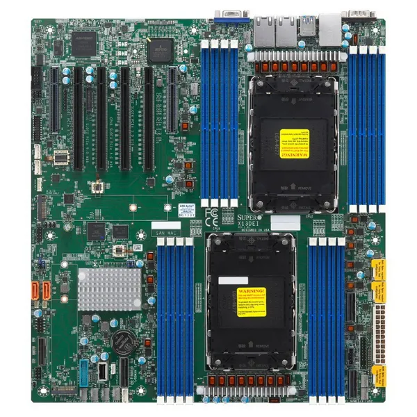 Материнская плата Supermicro X13DEI (MBD-X13DEI), 2xLGA4677, (VGA), 16xDDR V, E-ATX