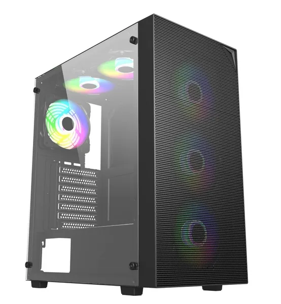 Корпус SuperPower GW Mesh TG Liquid, 2xUSB2.0, USB3.0, без БП, ATX