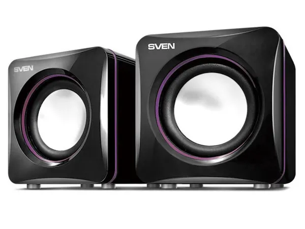 Акустика Sven 315, пластик, 2х2.5Вт, 100Гц-20кГц, USB, черный