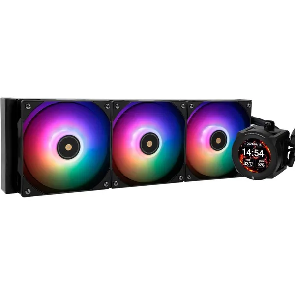 Жидкостное охлаждение Thermalright Core Vision 360 ARGB Black C-VISION-360-BL-ARGB (LGA1700 Ready)