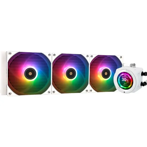 Жидкостное охлаждение Thermalright Core Vision 360 ARGB White C-VISION-360-WH-ARGB (LGA1700 Ready)