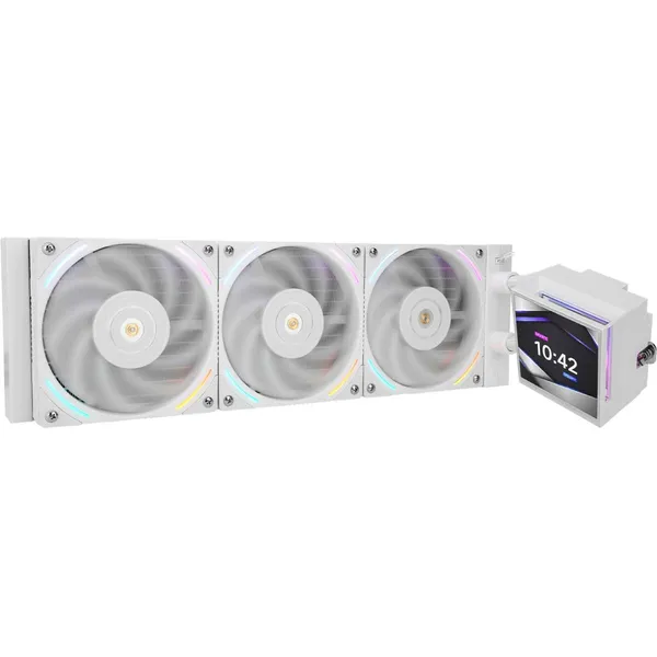 Жидкостное охлаждение Thermalright Hyper Vision 360 White ARGB H-VISION-360-WH-ARGB (LGA1700 Ready)