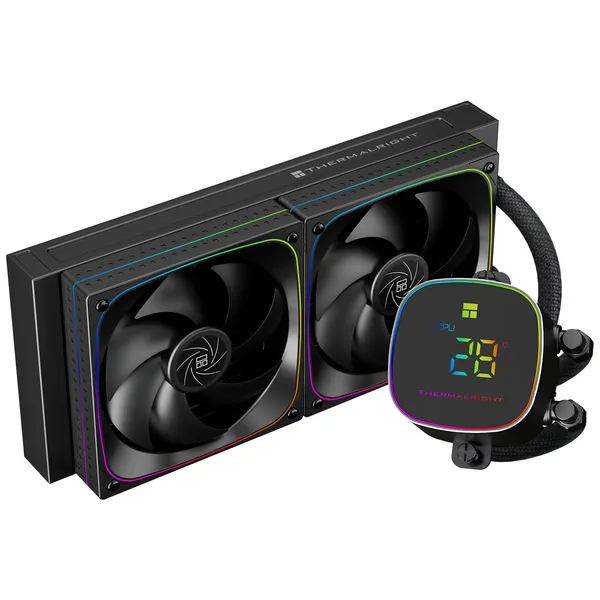 Жидкостное охлаждение Thermalright Frozen Horizon 240 Digital Black ARGB TRFH240DAB (LGA1700 Ready)