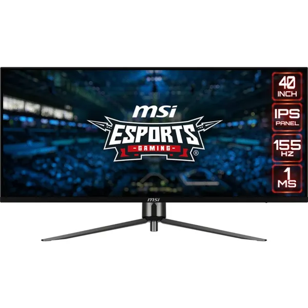 Монитор 40" MSI MAG401QR (9S6-3EA54H-005/9S6-3EA54H-016), 3440x1440, IPS, 155Hz, Speakers (DP, 2xHDMI, 2xUSB, USB Type-C)
