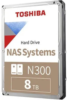 8Tb Toshiba N300 Pro HDWG780AZSTB, 7200rpm, 3.5", SATA III, 512Mb