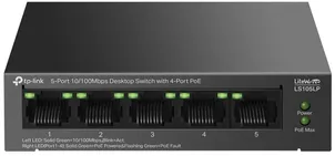 Коммутатор TP-Link LS105LP, 5xLAN 100Mbps