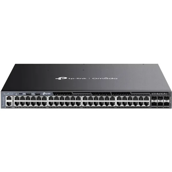 Коммутатор TP-Link SG6654XHP, 48xLAN 1Gbps, 6xSFP+, PoE