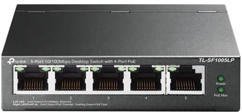 Коммутатор TP-Link TL-SF1005LP, 5xLAN 100Mbps, PoE