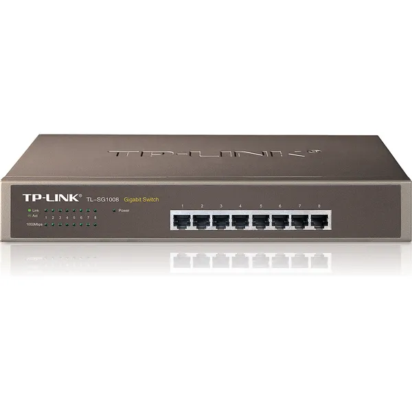 Коммутатор TP-Link TL-SG1008, 8xLAN 1Gbps