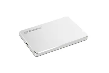 Внешний HDD 2Tb Transcend StoreJet 25C3S TS2TSJ25C3S, USB3.0, серебристый