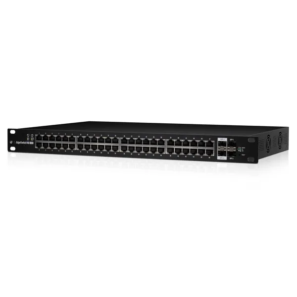 Коммутатор UBIQUITI EdgeSwitch ES-48-500W, 48xLAN 1Gbps, 2xSFP, 2xSFP+, PoE