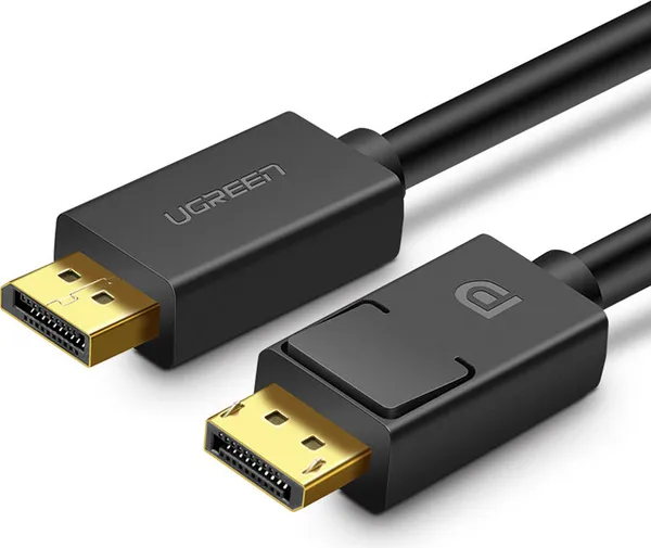 Кабель DP (20M) - DP (20M), 1.5м, Ugreen DP102 10245, черный