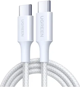 Кабель USB2.0 Type-C - USB2.0 Type-C, 2м, Ugreen L502 (35221), Белый